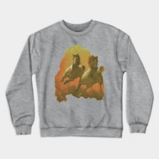 Napoleon Dynamite Galloping Horses Crewneck Sweatshirt